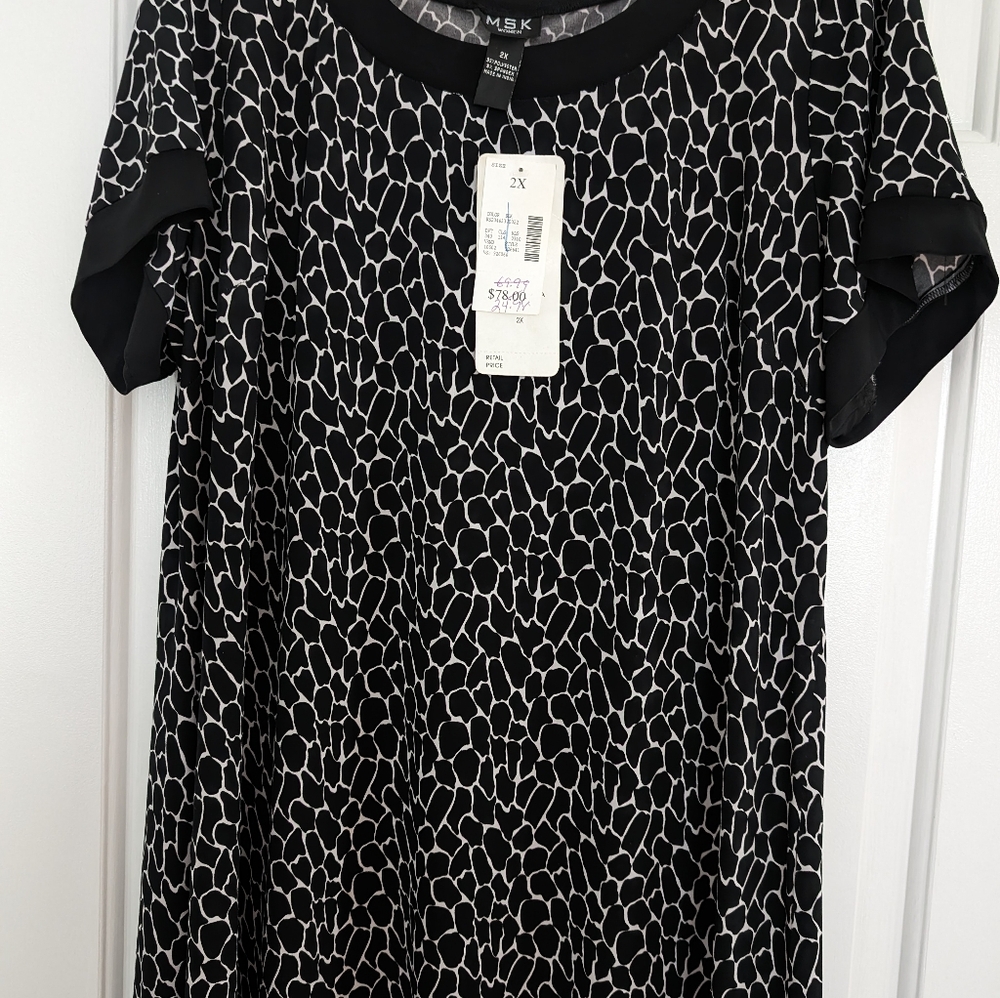 MSK Dress 2X NWT - Picture 5 of 6